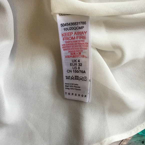 Topshop Foil Twist One Shoulder Champagne Rose Gold Metallic Mini Dress Sz 0 - Picture 12 of 12